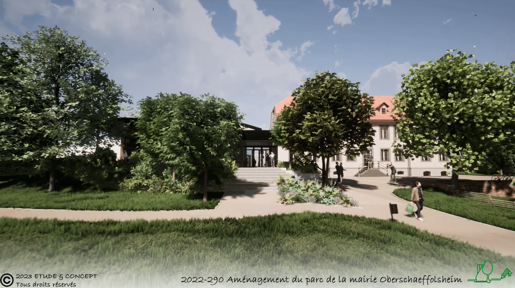Visite virtuelle du futur parc de la Mairie